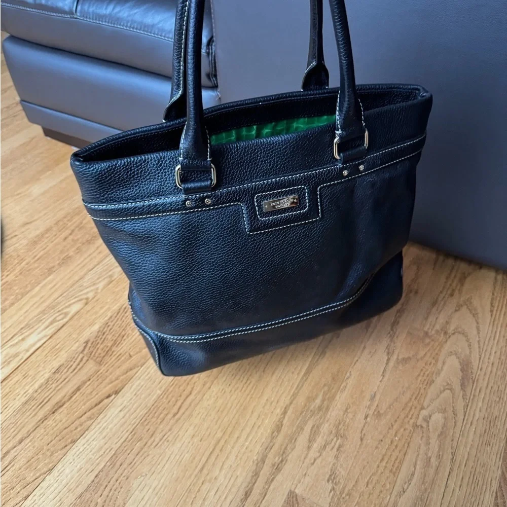 Kate Spade Black Leather Tote